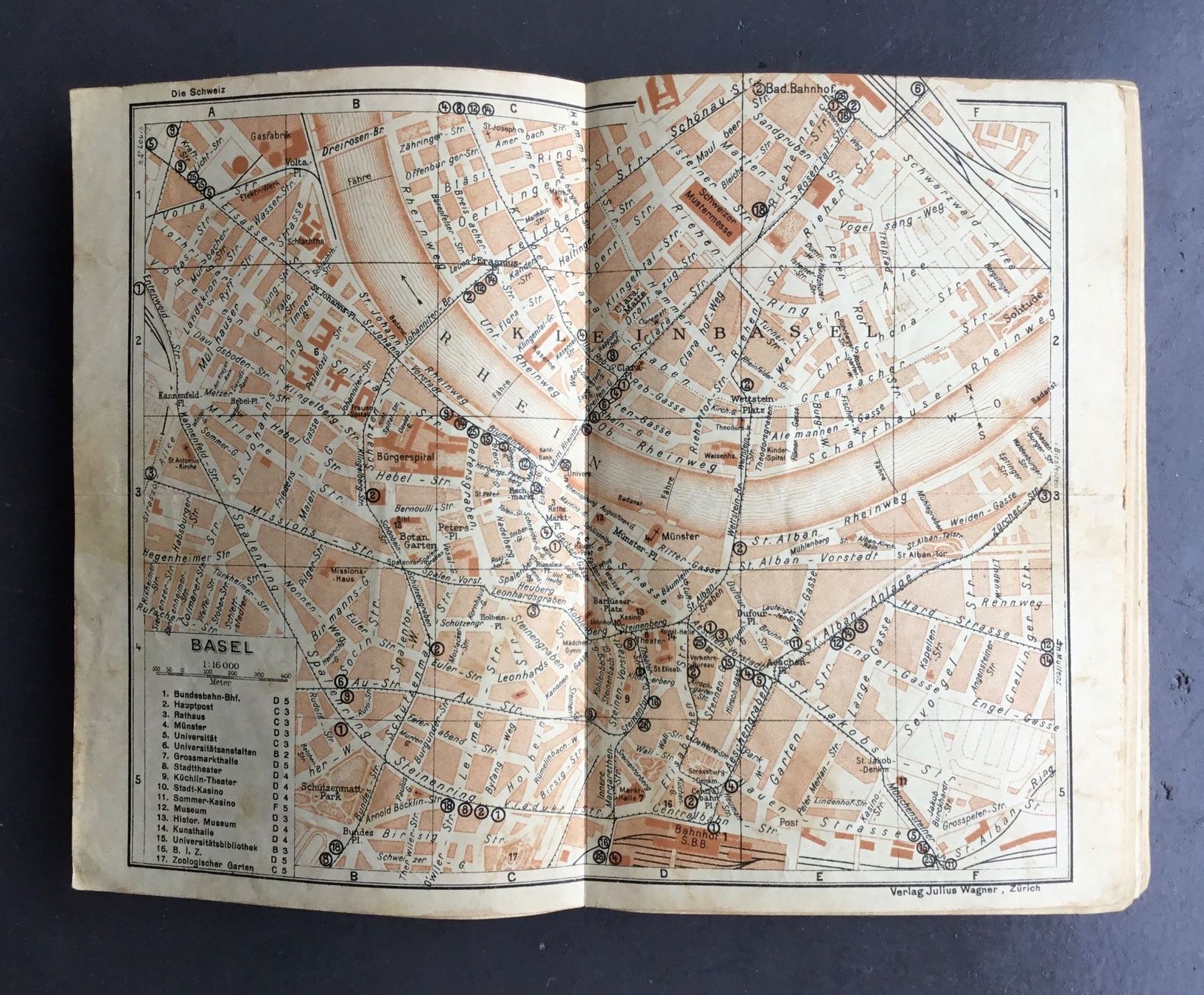 Bücher: Die Schweiz, Reisehandbuch 1932, mit div.Karten – Gebraucht aus Eggersriet von Wiese61 6