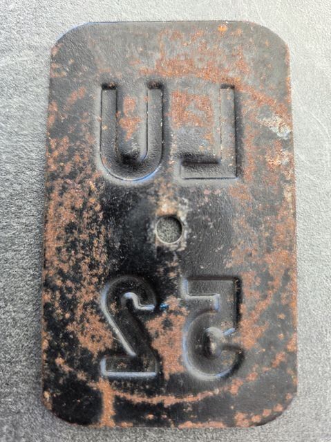Sachs Insegne: Velonummer LU 52 plaque Velo – Usato da Schenkon venduto da Uhu007 1