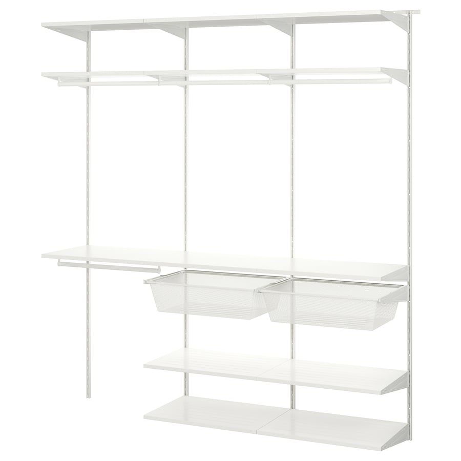 Ikea Scaffali: BOAXEL Wandregal, Kleiderregal – Usato da Zürich venduto da pau_7n7n