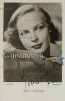 Inge Landgut (1922-1986) Kinderstar - Autogramm