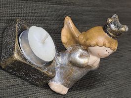 Kerzenhalter, Engel, ca. 11x10x5cm
