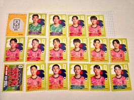 WM Panini Sticker 2026 Team Südkorea