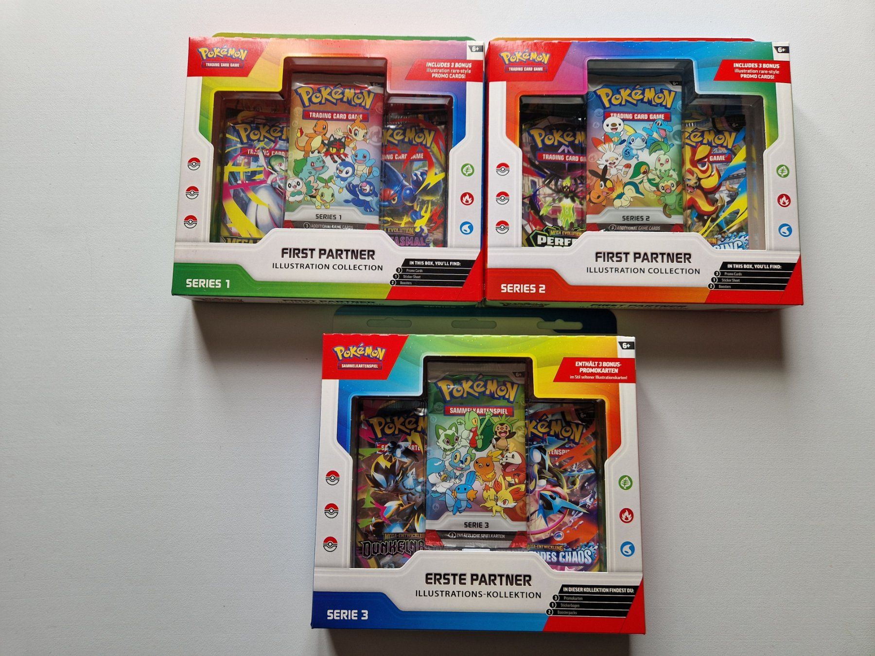 Pokémon Sammelbilder & Trading cards: First Partner 1,2,3 – Neu und originalverpackt aus Balterswil von Little-nemo