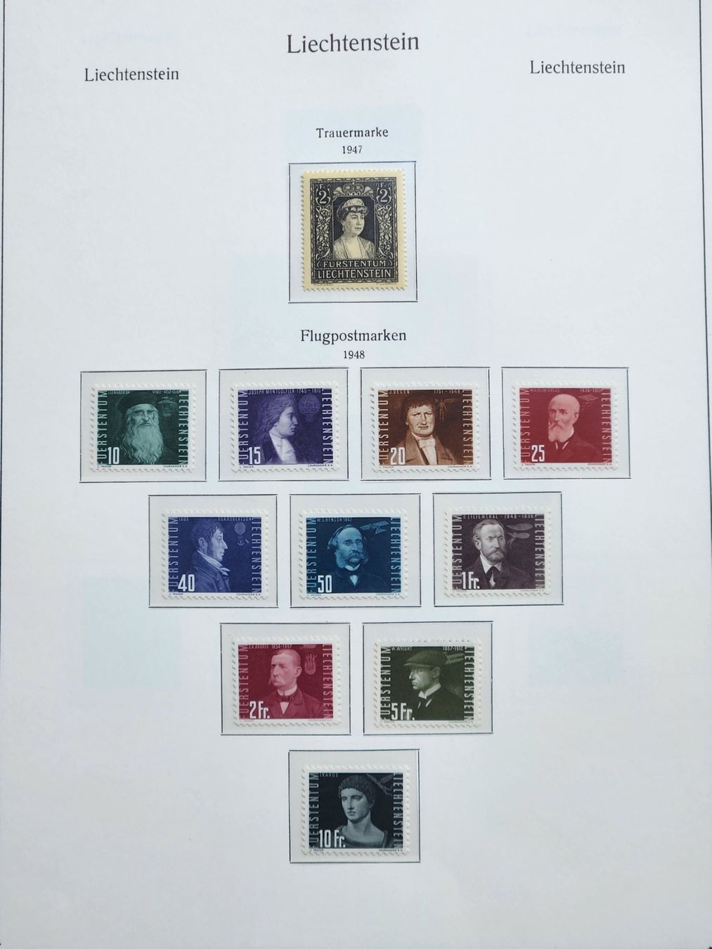 Tutti i francobolli: Liechtenstein 1945-2000 Postfrisch Komplett Sammlung 4000 Fr – Nuovo (secondo la descrizione) da Kriens venduto da Nidfeld45 4