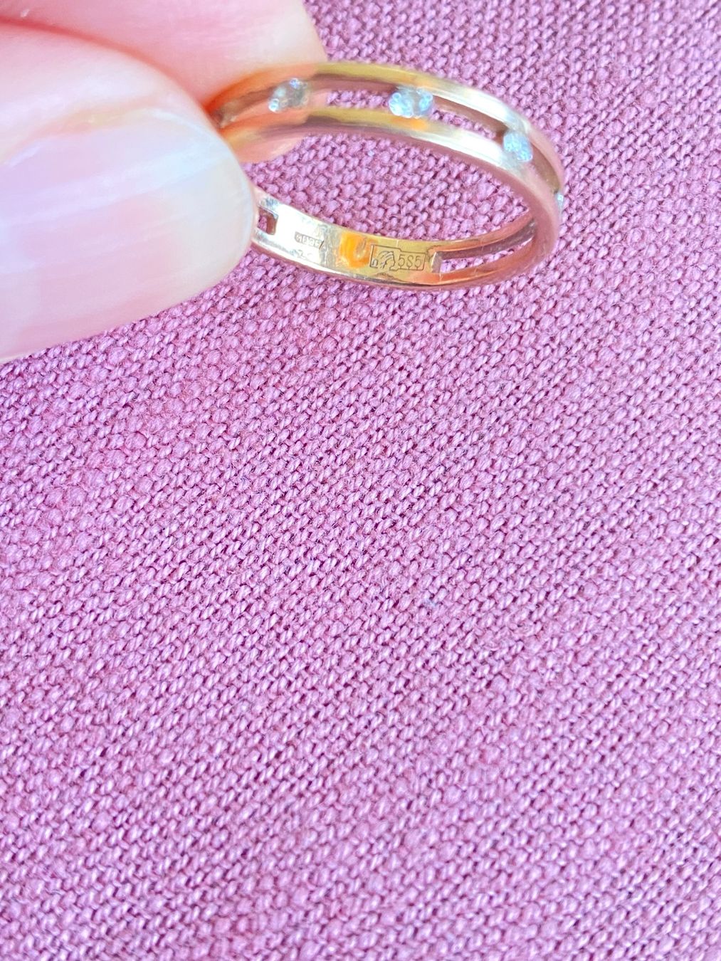 Anelli: Goldring mit Diamanten – Usato da Bern venduto da Blu_Bern 3