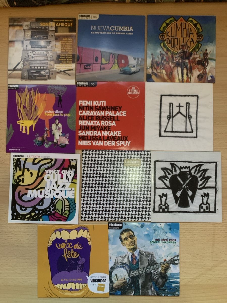 CD: Coffret CD Vibrations 2007 contient 11 CD  – Usato da Salavaux venduto da Lune_Diurne 2