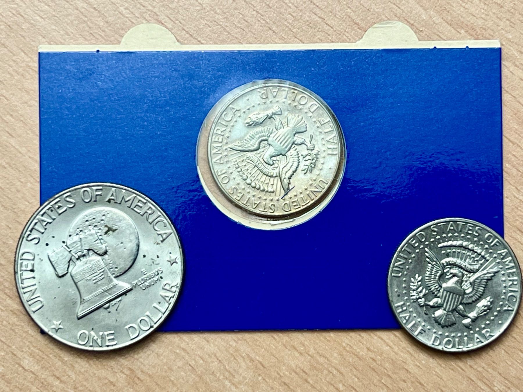 Tutti le monete: US Dollar drei Münzen teilw. Silber – Usato da Vaduz venduto da Vella007 1
