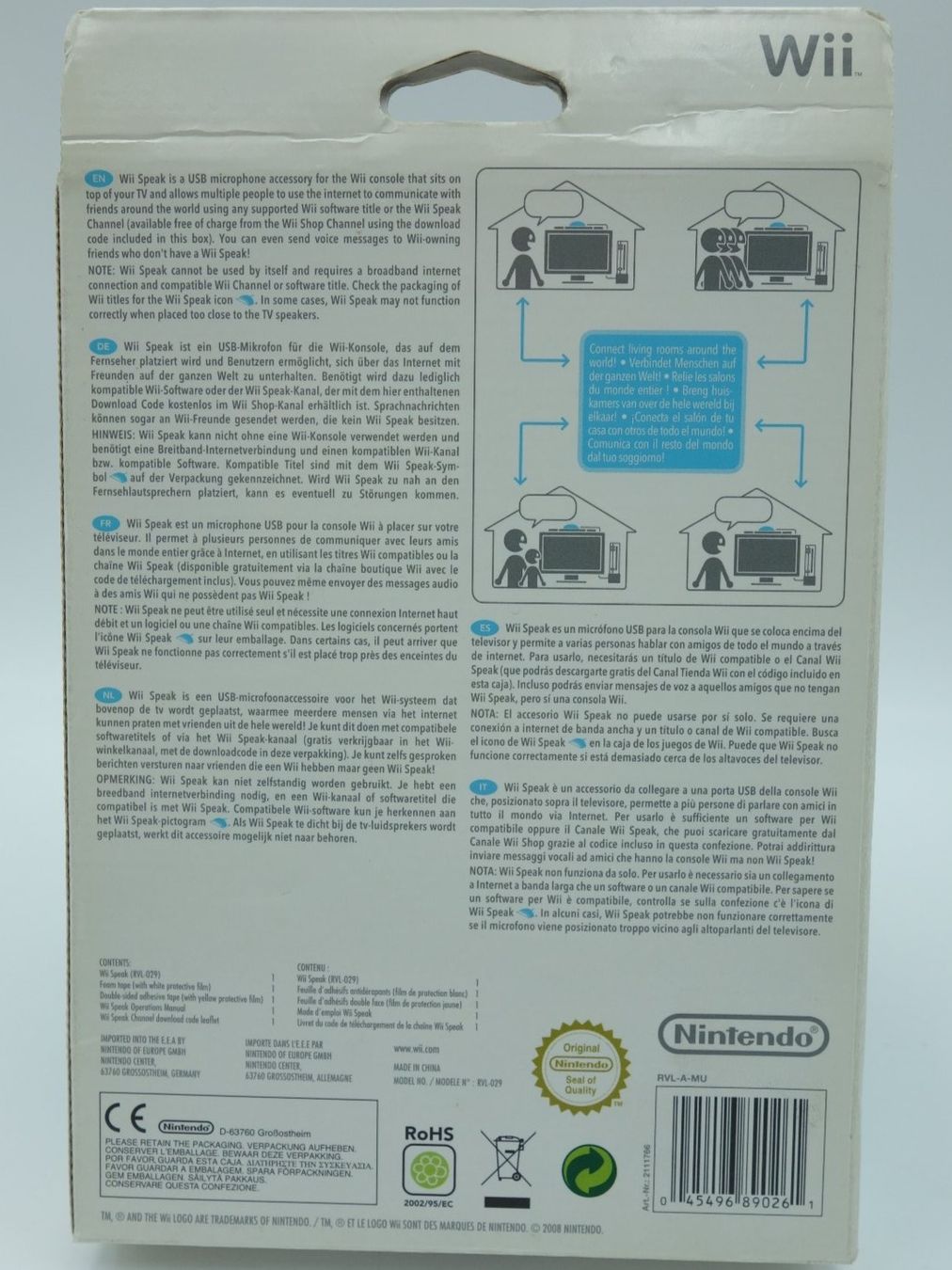 Nintendo Controller: Original Nintendo Wii Speak Adapter, neu – Nuovo (secondo la descrizione) da Wil SG venduto da Donaldus 1