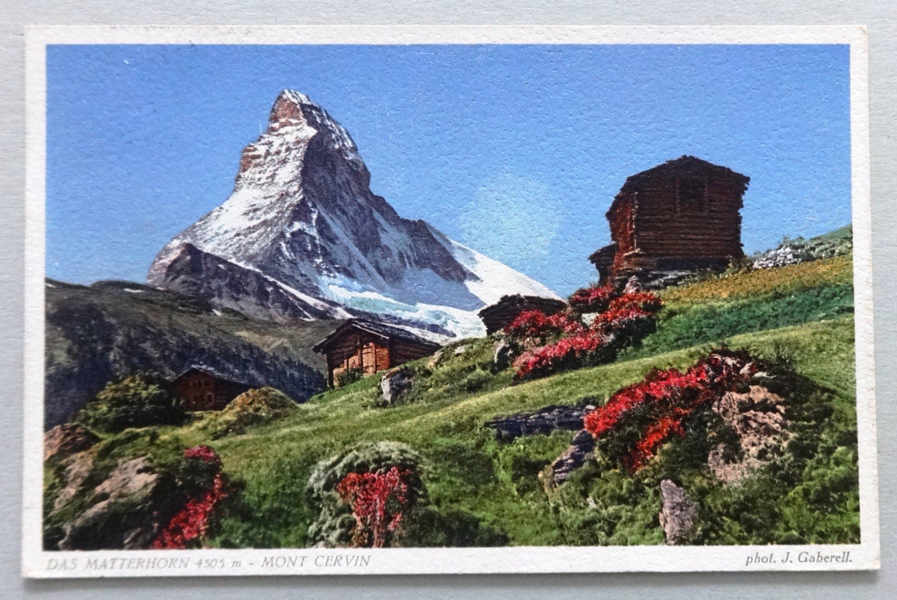 Cartoline postali: Das Matterhorn - Mont Cervin – Usato da Fétigny venduto da Billy2miny