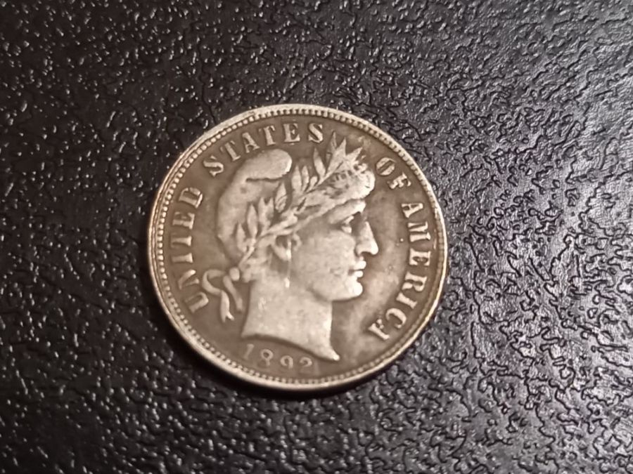 Toutes les monnaies: Usa, one Dime 1892 – D'occasion à St-Prex par big_c6bb