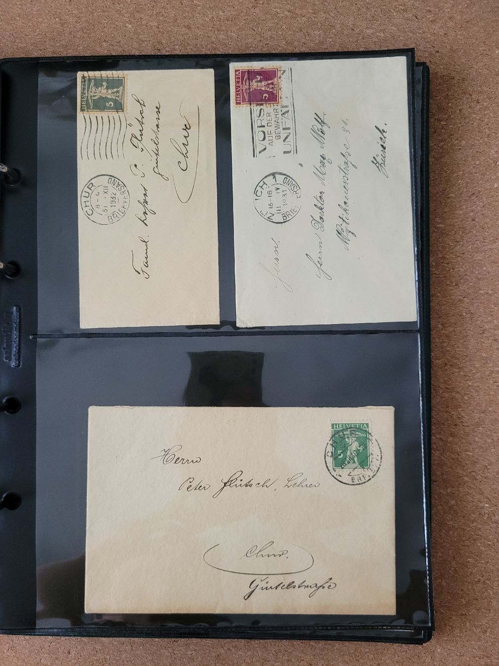 Alle Briefmarken: Belege – Gebraucht aus Inwil von Flower2325