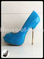Escarpins peep-toe Ideal 37 talon métal 13cm plateau 3cm sim