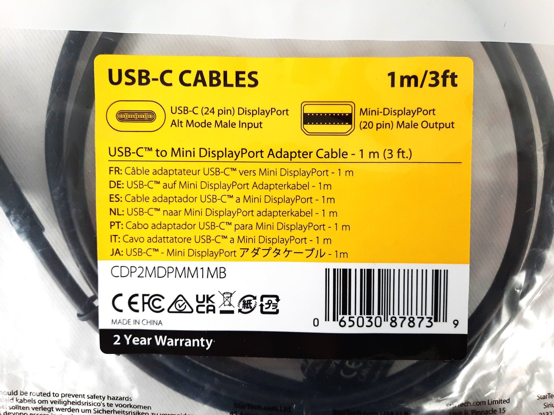 Unità & Adattatore: STARTECH-1m-3Ft-USB/C – Nuovo (secondo la descrizione) da Beinwil am See venduto da Restwert_Beinwil 1