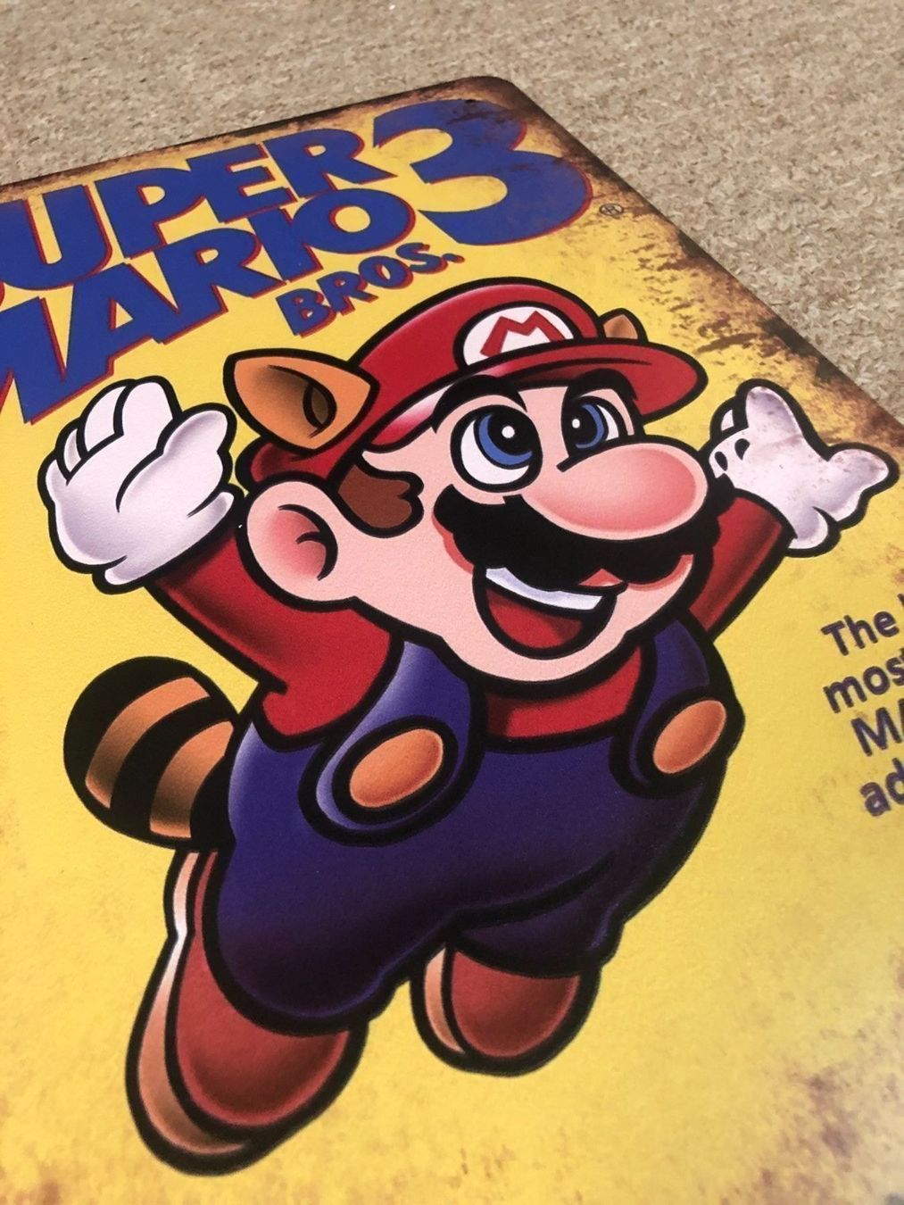 Schilder: Retro Super Mario 3 Blechschild Schild Super Nintendo Switch – Neu und originalverpackt aus Dättlikon von easythings 2