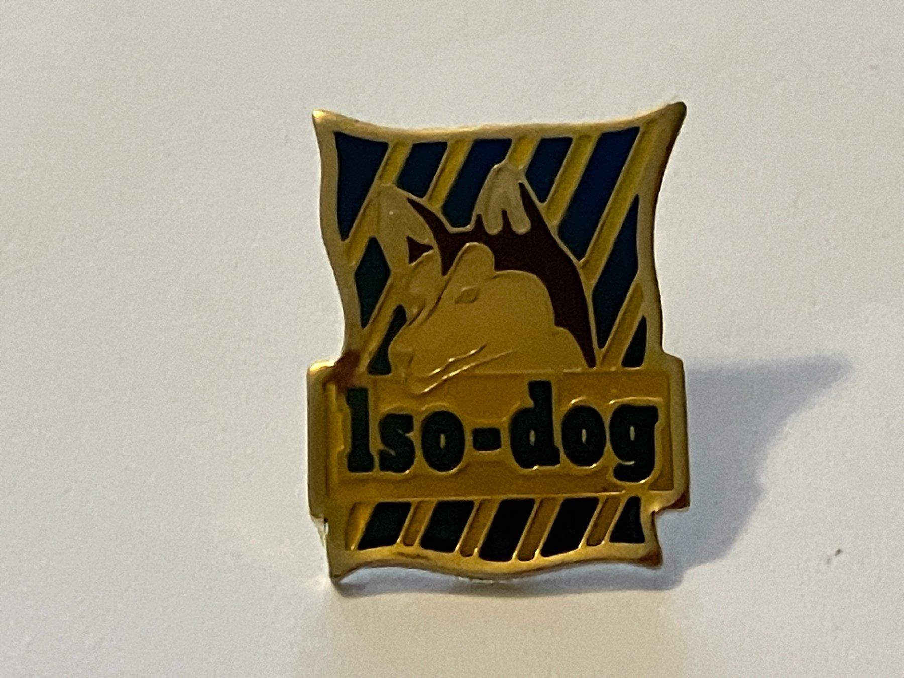 Placchette & Badge: 1 Pin Iso Dog – Usato da Basel venduto da djwwpp