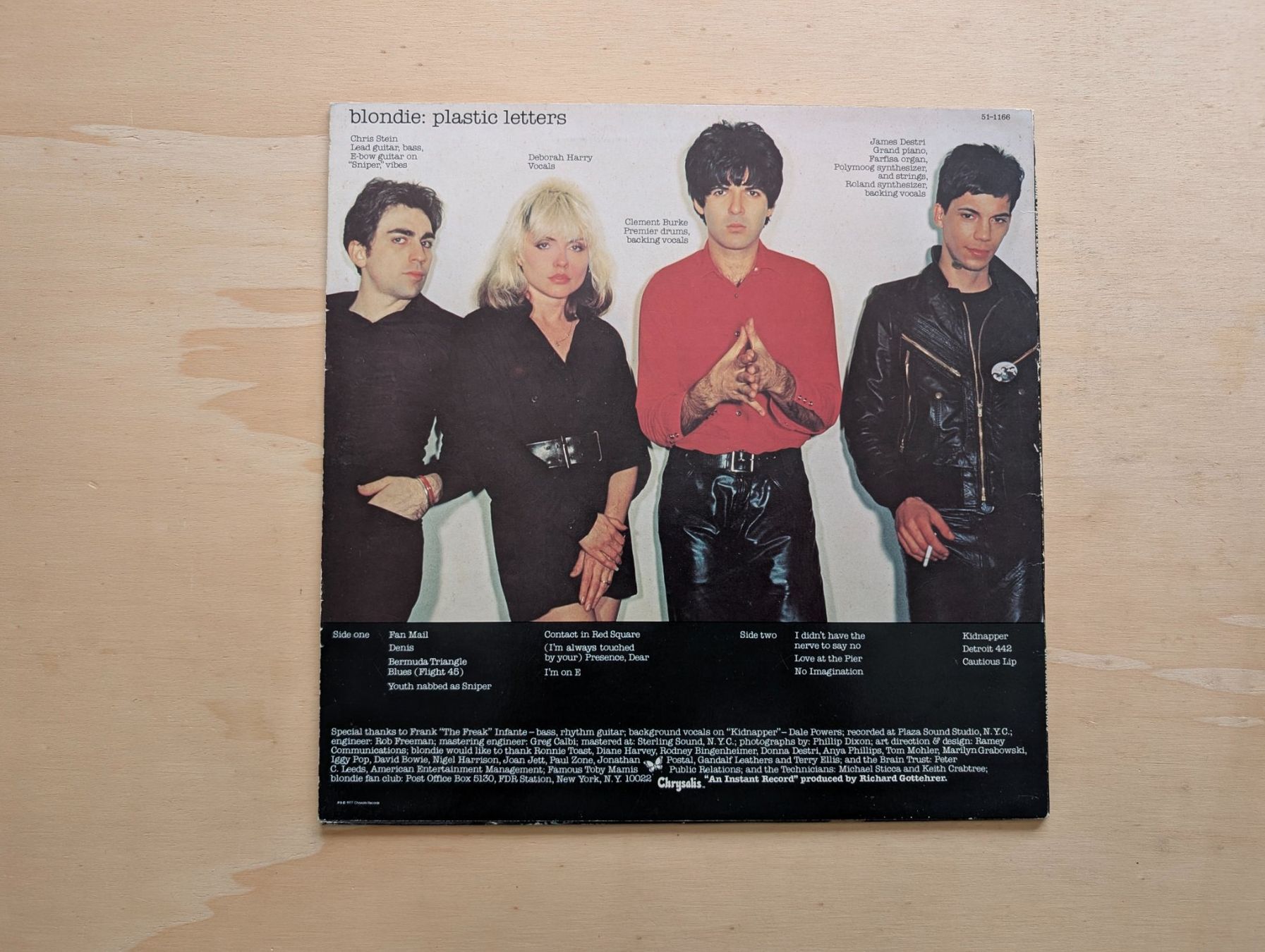 Vinyles: Blondie – Plastic Letters  EU 78 – D'occasion à Ebikon par soundundvielfalt 1