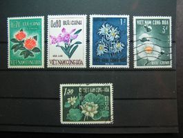 Vietnam 1965 Süd Blumen gest./*