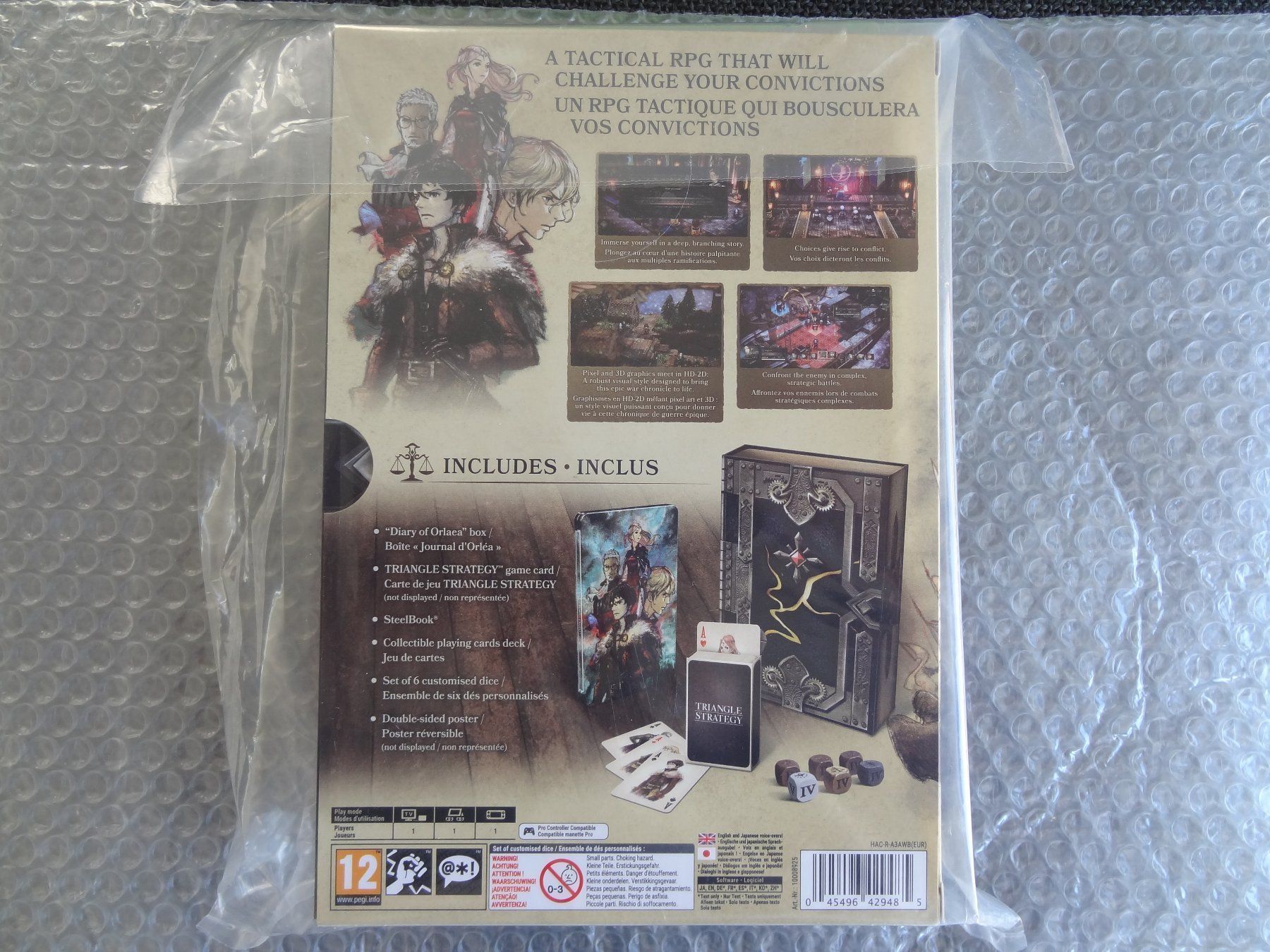 Giochi: Triangle Strategy Nintendo Switch Tacticians Limited Ed. NEU – Nuovo e nell'imballaggio originale da Lyss venduto da Famicom 1