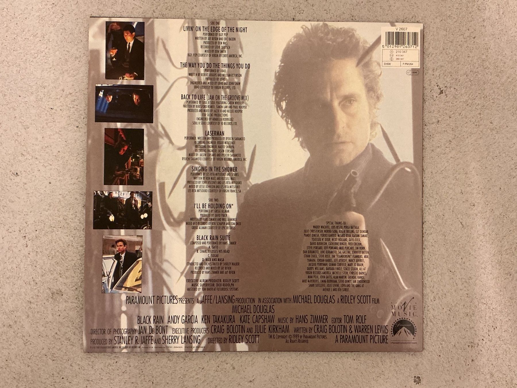 Dischi in vinile: Black Rain LP - Soundtrack – Usato da Winterthur venduto da Tumko_7_Vinyl 1