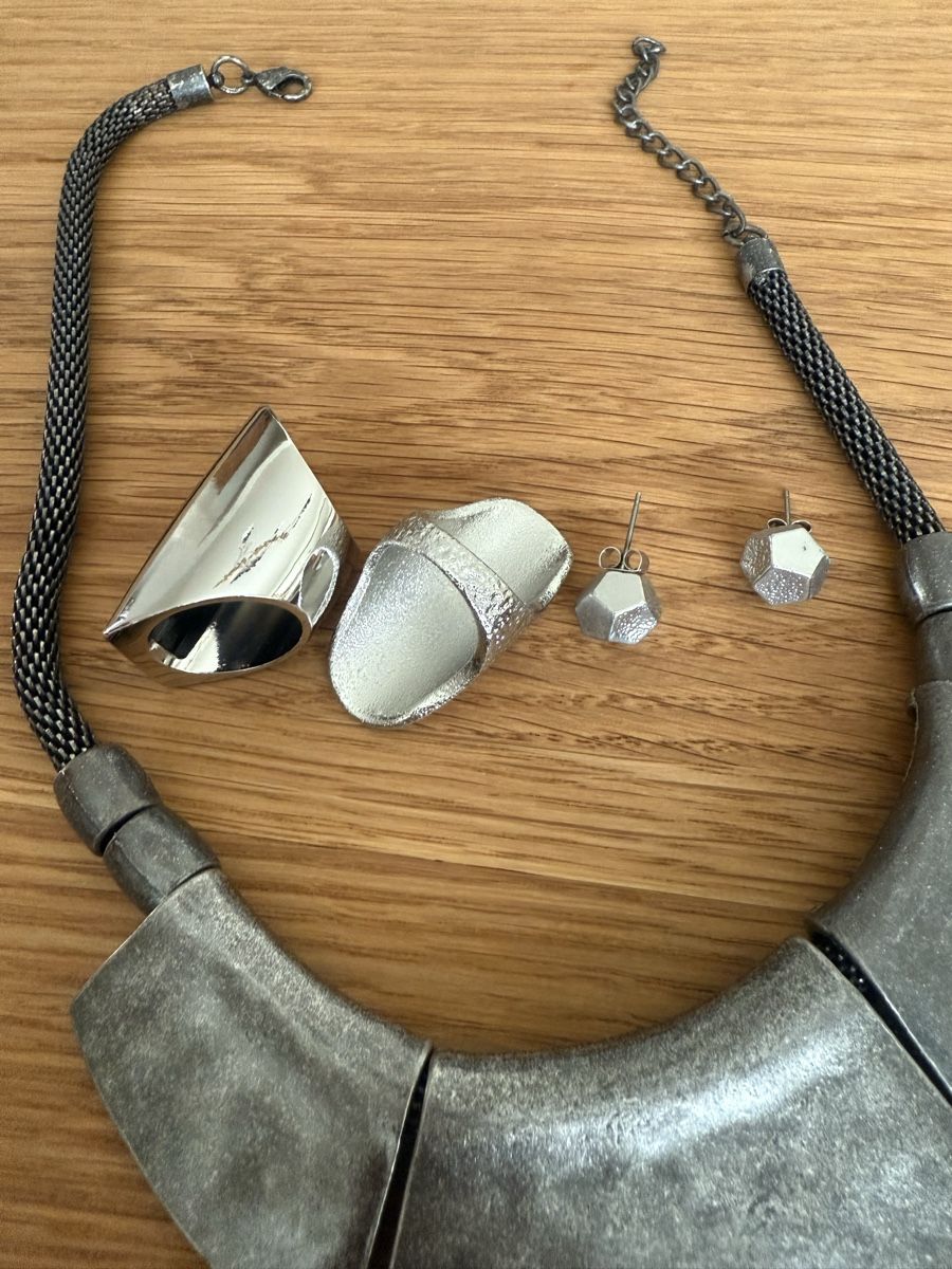 Altri gioielli: Statement Schmuckset, Halskette, Ringe, Ohrstecker – Nuovo (secondo la descrizione) da Zürich venduto da Herbion1 3