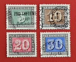 PAX HOMINIBUS BONAE VOLUNTATIS 5 - 30 RP 262 - 265 1945 GEST