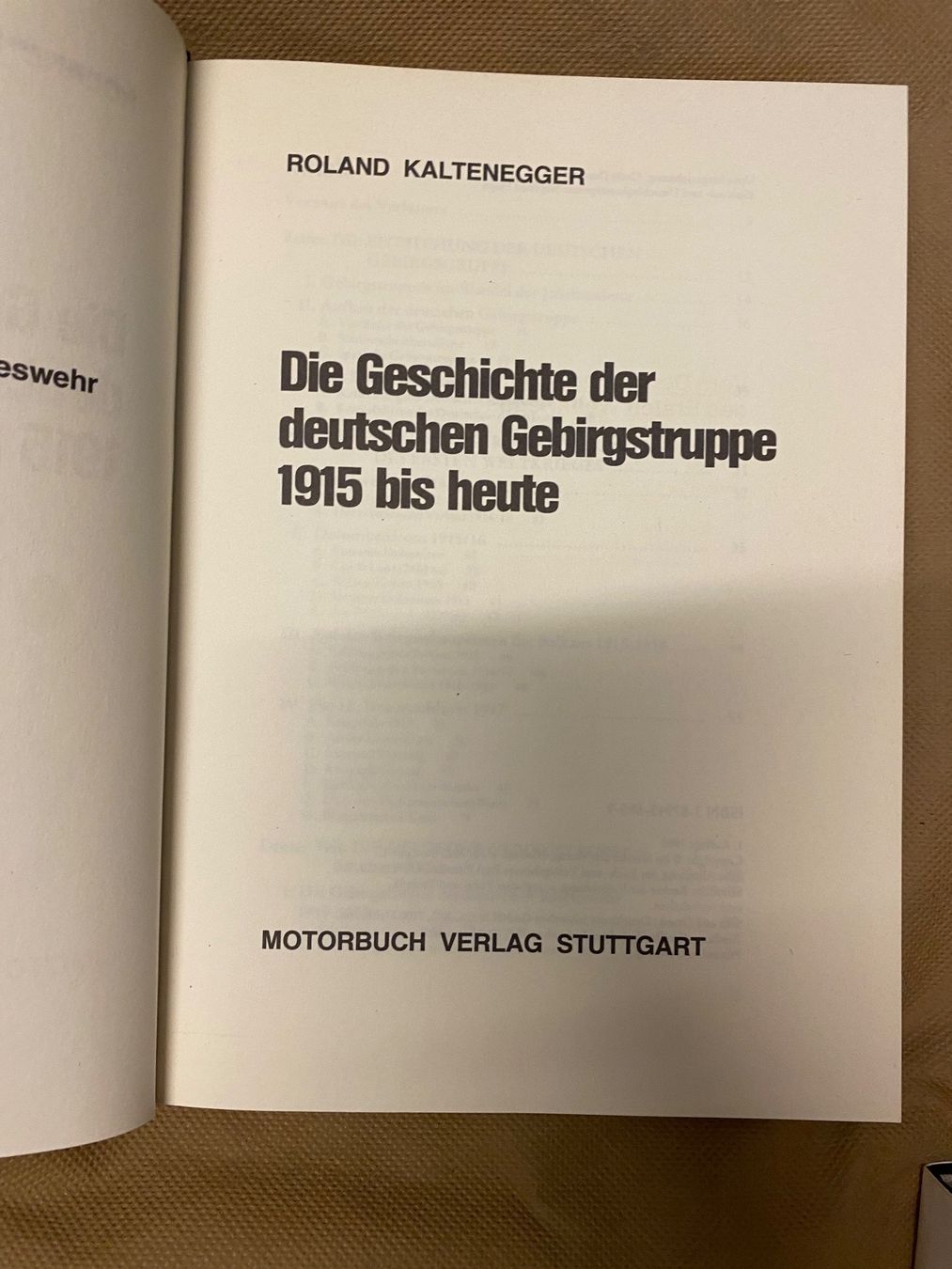 Bücher: Geschichte der Deutschen Gebirgstjägertruppen – Gebraucht aus Lüchingen von LIDB
