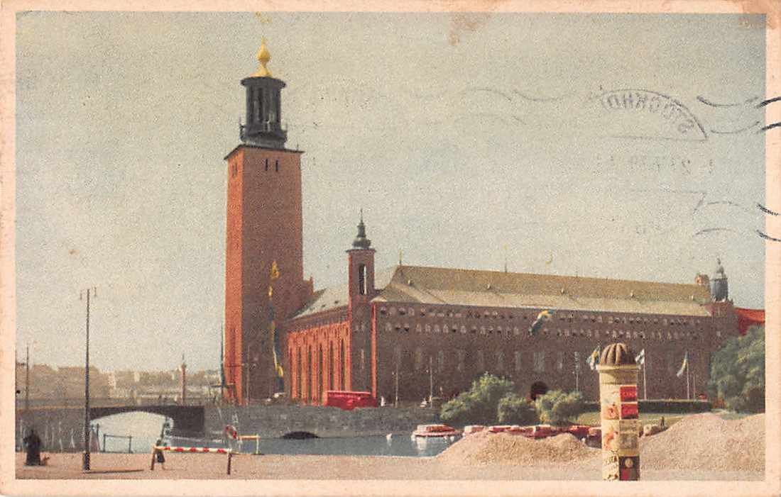 Cartoline postali: EXOTISCHE Ansichtskarten 5x STOCKHOLM 1938 – Usato da Lufingen venduto da TopAnsichtskarten 2