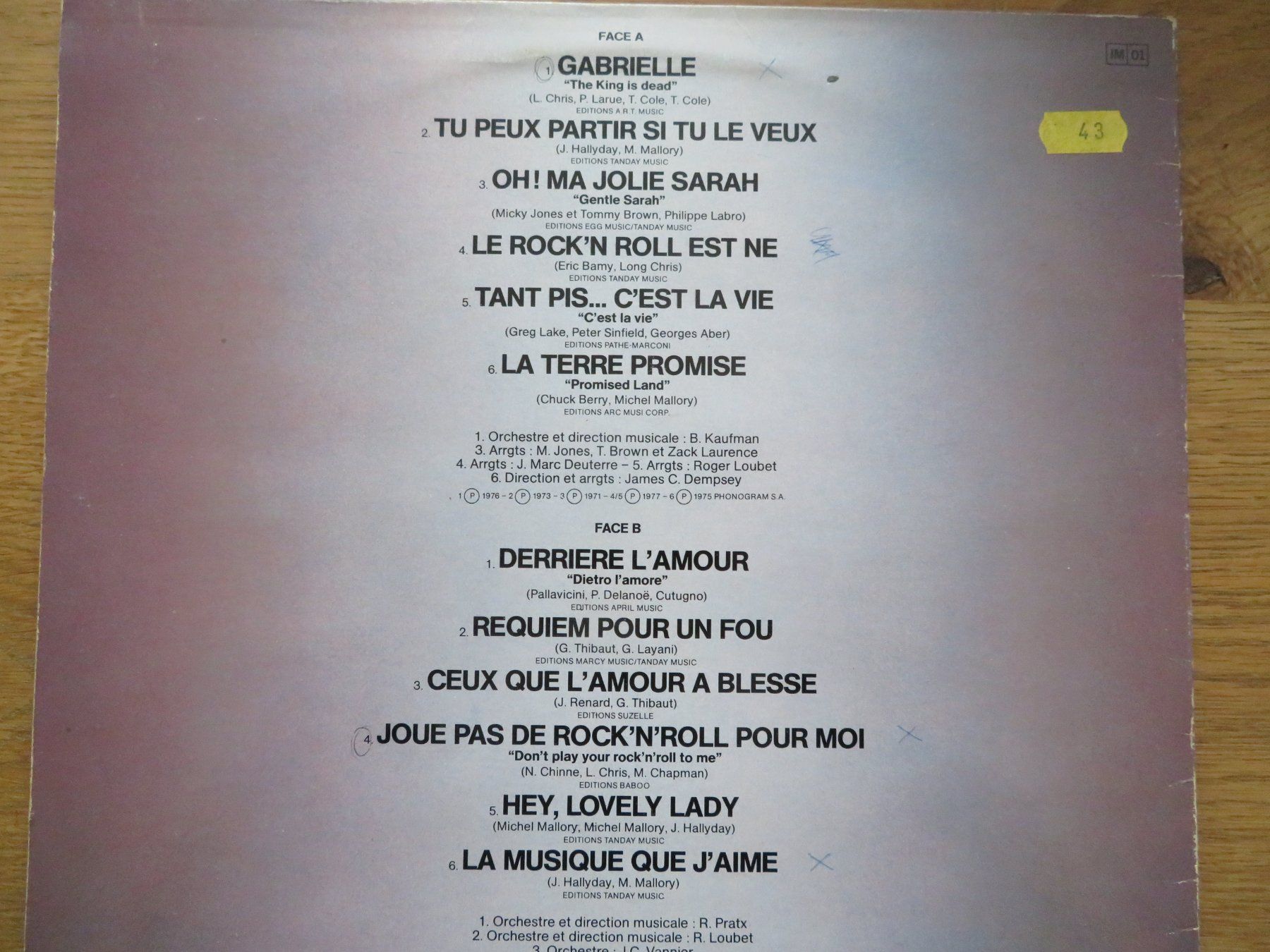 Dischi in vinile: JOHNNY HALLYDAY VOL 9 – Nuovo (secondo la descrizione) da Zürich venduto da max_cp5f 1