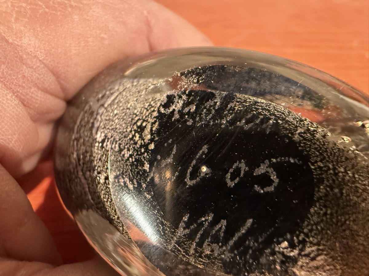 Gläser: Unique presse-papier en verre signé, – Gebraucht aus Lausanne von vas_mbk2 4