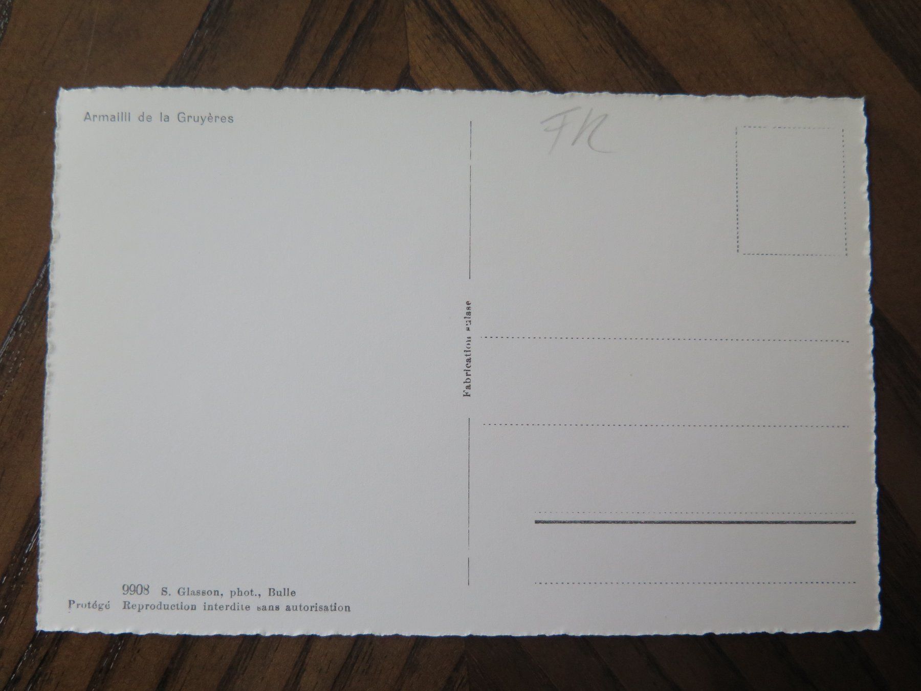 Cartes postales: ARMAILLI – D'occasion à Wittenbach par lipasal 1
