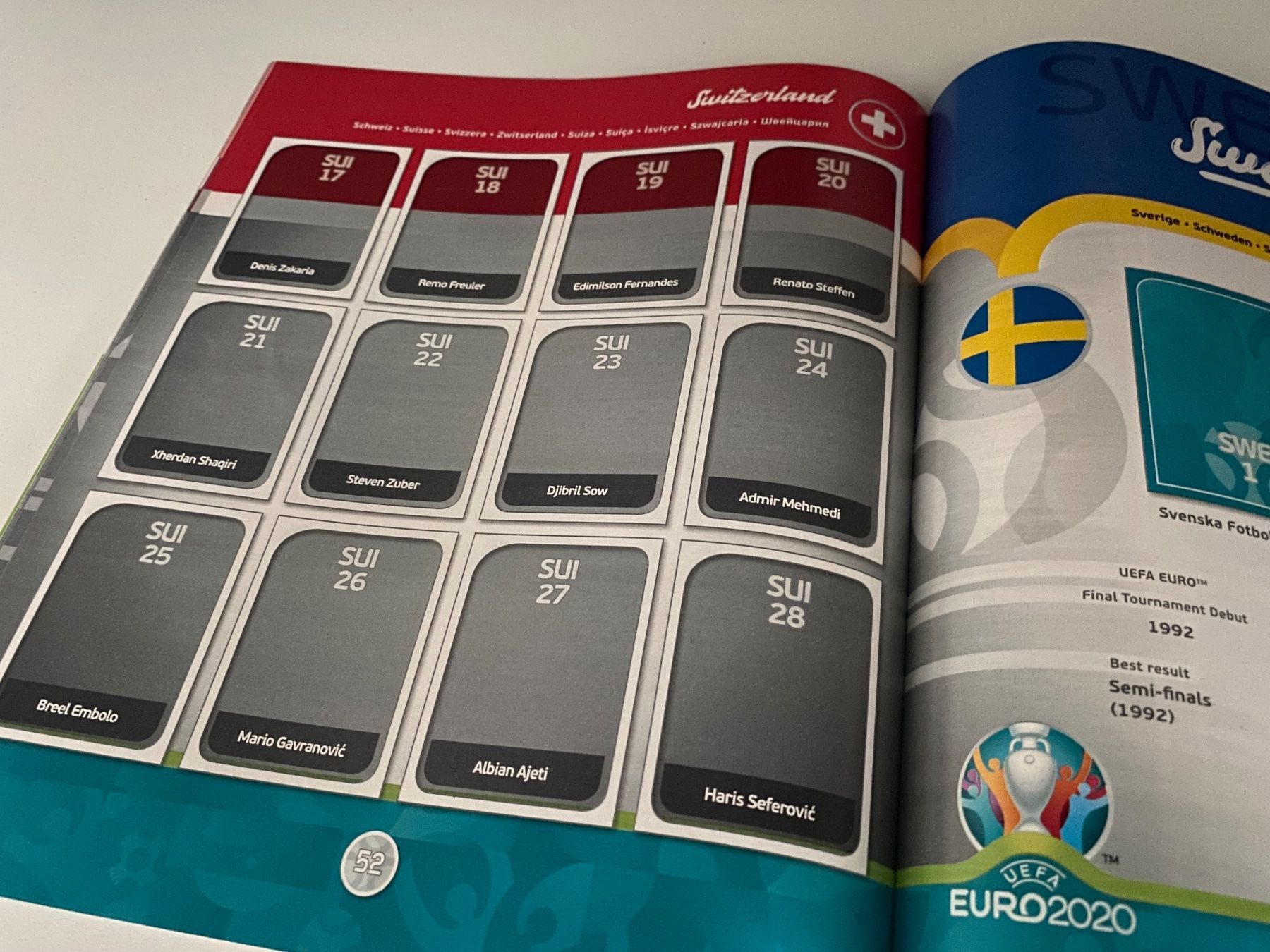 Panini Album: Panini Leeralbum EM 2020 Preview. Version DE/AUT – Usato da Hergiswil LU venduto da FcMalkov 5