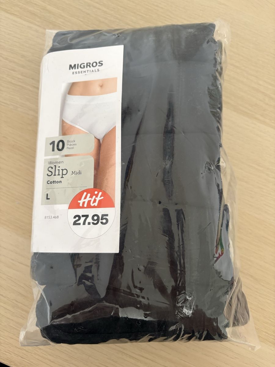 Migros Altra biancheria intima: Lot de 10 culottes en coton - neuf – Nuovo e nell'imballaggio originale da Orbe venduto da Caro_art18