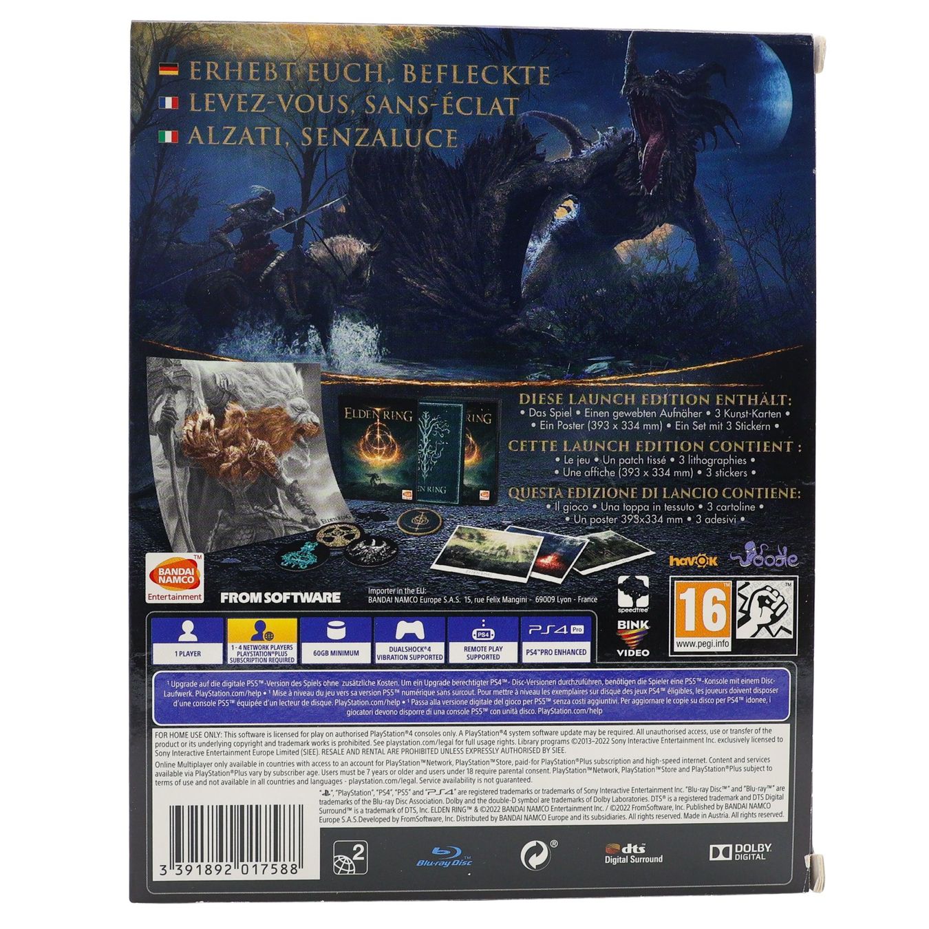 Giochi: Elden Ring [Launch Edition] - PS4 – Usato da Paudex venduto da dindeboy 1