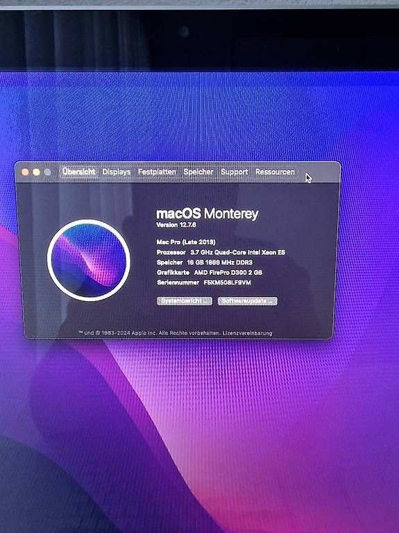 PC: Mac Pro 6,1 – Usato da Zweidlen venduto da jasko_ 3
