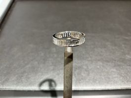 Damenring 18k Weißgold Diamant