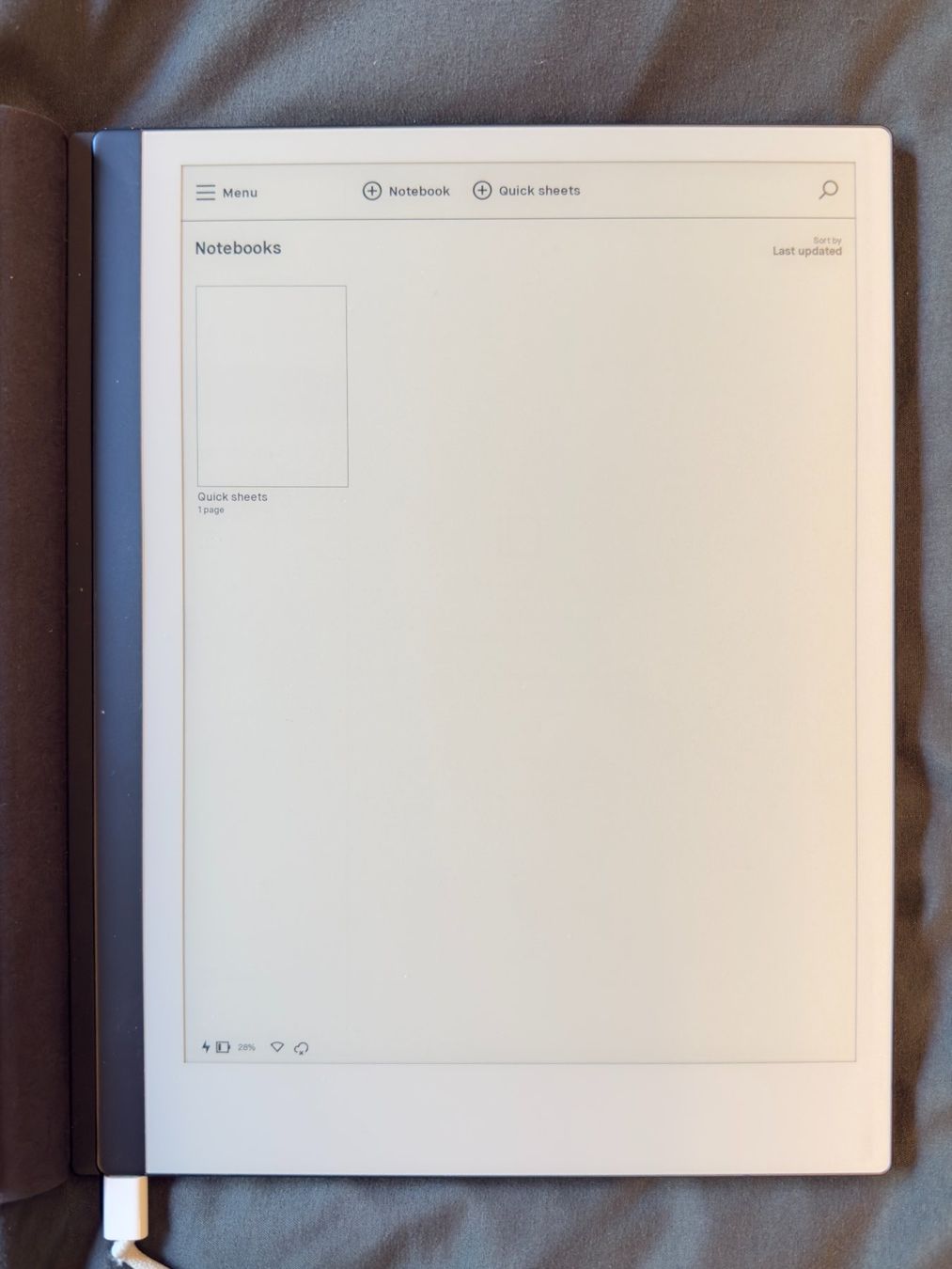 reMarkable Tablet PC: reMarkable 2 – Tablette E-Ink numérique + Étui cuir – Nuovo (secondo la descrizione) da Lens venduto da vic_gdd7