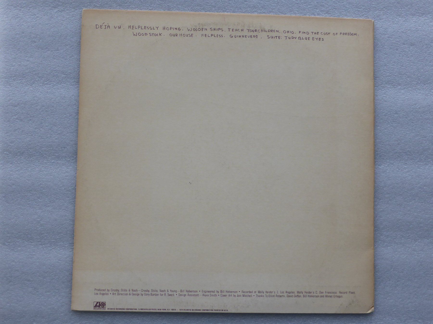 Dischi in vinile: VINYL  LP  CROSBY, STILLS, NASH & YOUNG – Usato da Küssnacht am Rigi venduto da Sunnestrahl 3