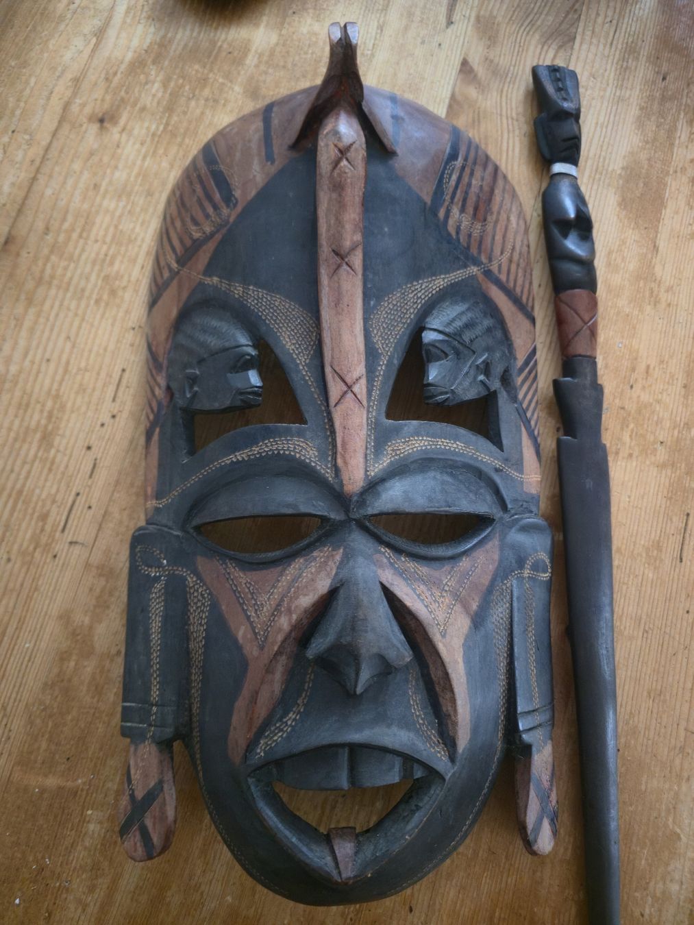 Holzschnitte: masque Kenya  – Gebraucht aus Les Brenets von Toun_s 1