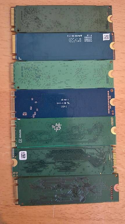 Dischi rigidi: Lot 7x M.2 SSD 256GB 128GB – Usato da Tatroz venduto da schnibee 1