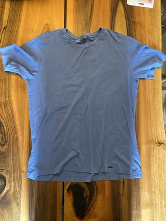 HANRO Herren T-Shirt, hellblau, Grösse L - Top Zustand!
