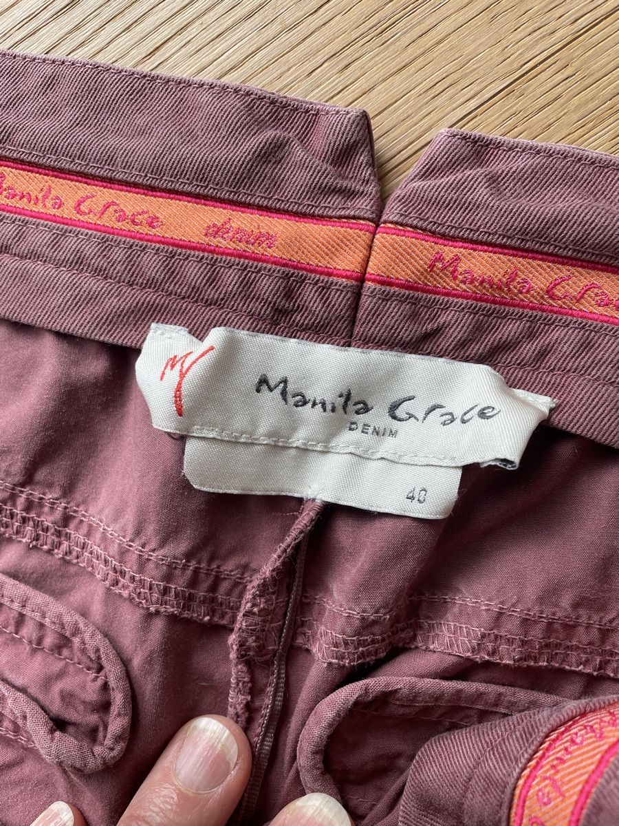 Manila Grace Hosen: Manila Grace Hose, Grösse 40, beerefarben – Gebraucht aus Bischofszell von krass13 2