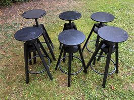 Barhocker, schwarz