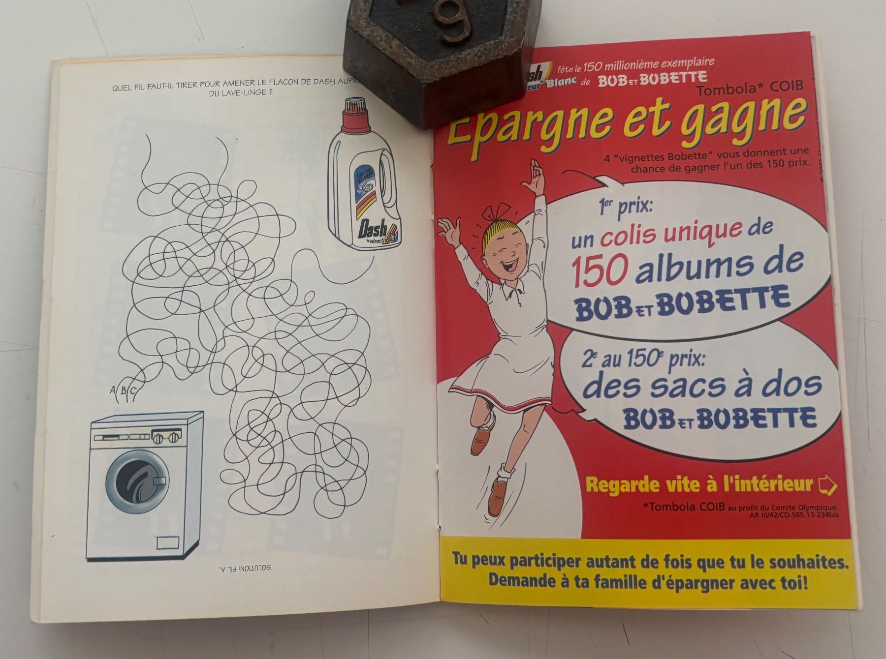 Fumetti: Bob & Bobette - Le chamois blanc - Edition publicitaire – Usato da Neuchâtel venduto da gefdeneuch 4