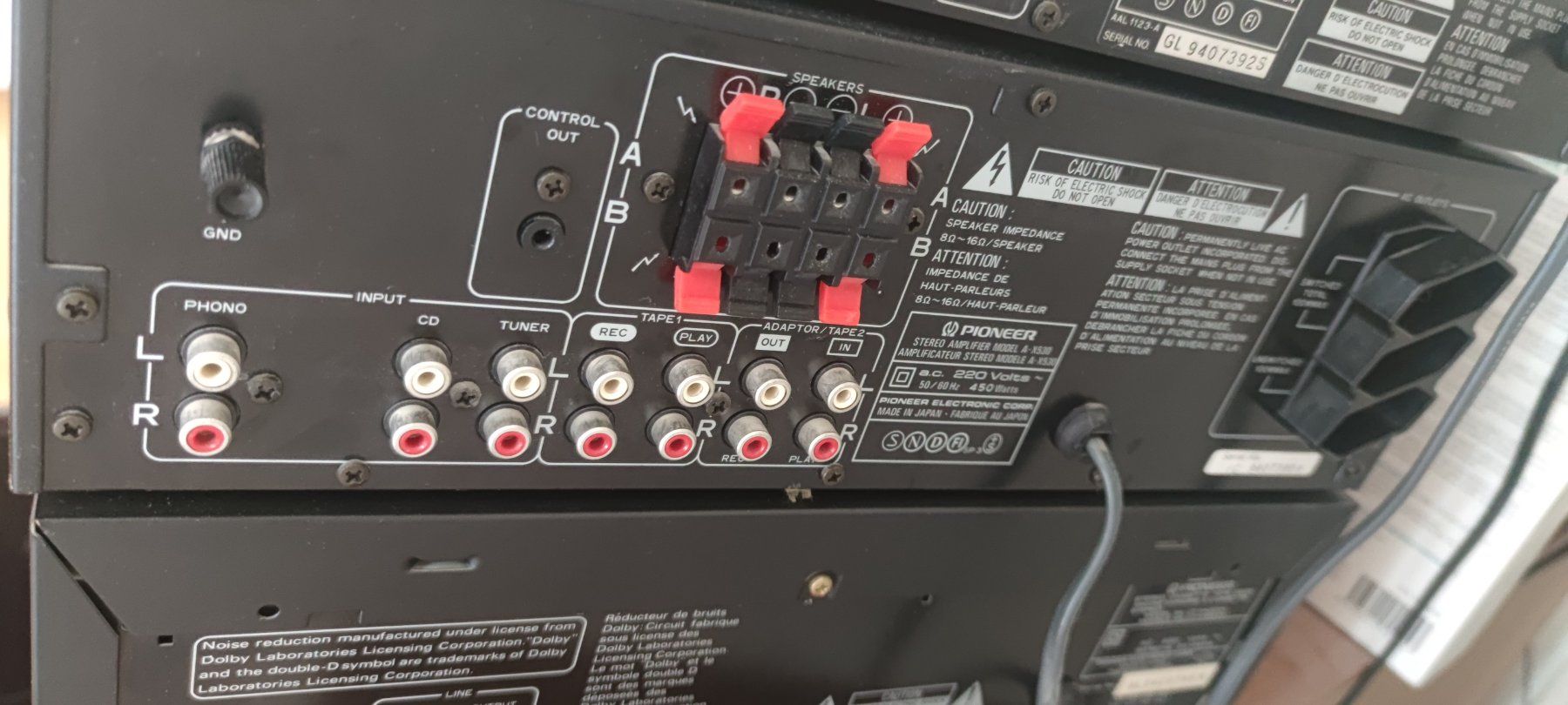 Pioneer Amplificatori: Pioneer a-x530 450Wt inkl Fernbedienung – Usato da Meggen venduto da Malecifent 1