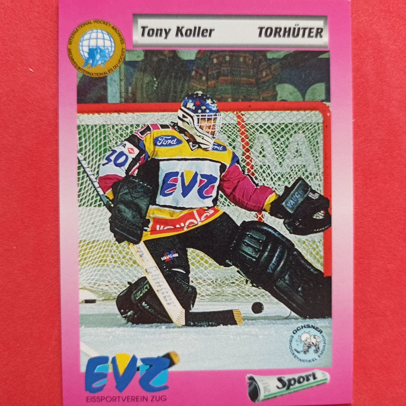 Carte collezionabili: Tony Koller - EVZ - 1993/94 – Usato da Dübendorf venduto da kb86_MOVIE