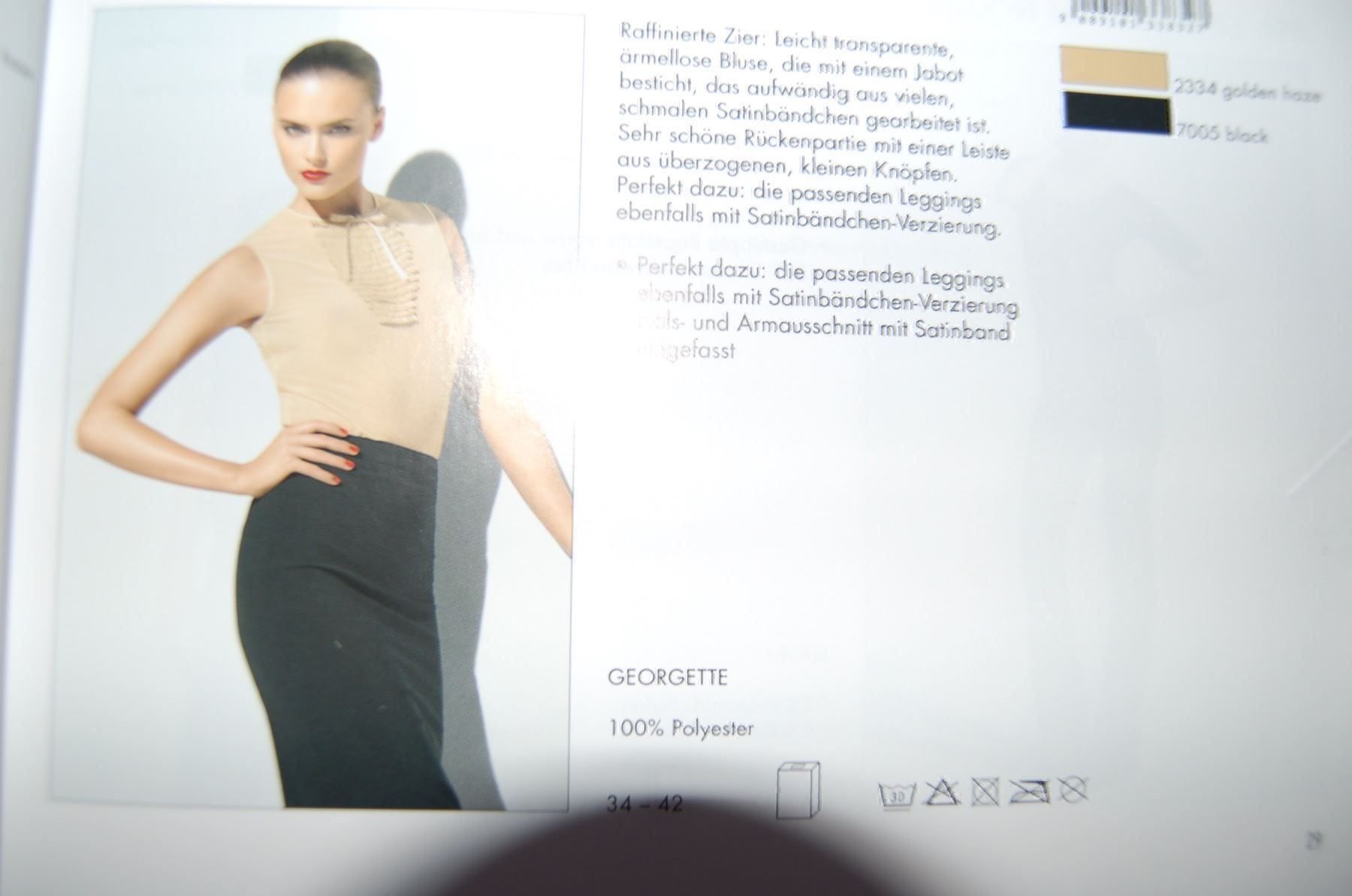 Top: Wolford Jabot Bluse,schwarz NEU – Nuovo (secondo la descrizione) da Burgdorf venduto da Vida6 2
