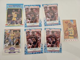 7x Earvin Magic Johnson / 1988 1989 1990 97 Fleer / Nba Card