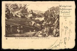 AK Hochdorf bei Luzern, Winkelried-Aufführungen 1901, Die Sc