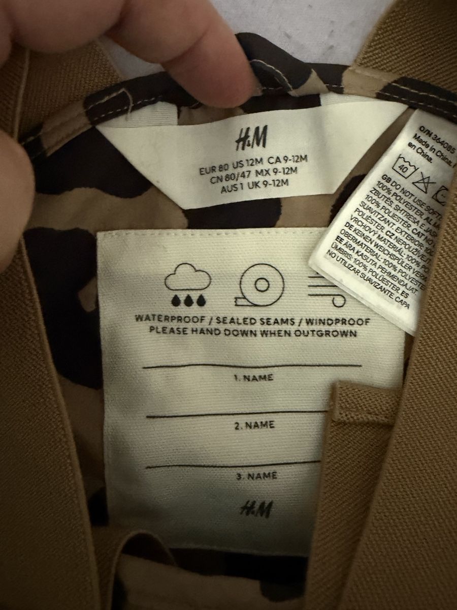 H&M Pantalons: H&M Regenhose Gr. 80 – D'occasion à Hüttikon par Nra21 1