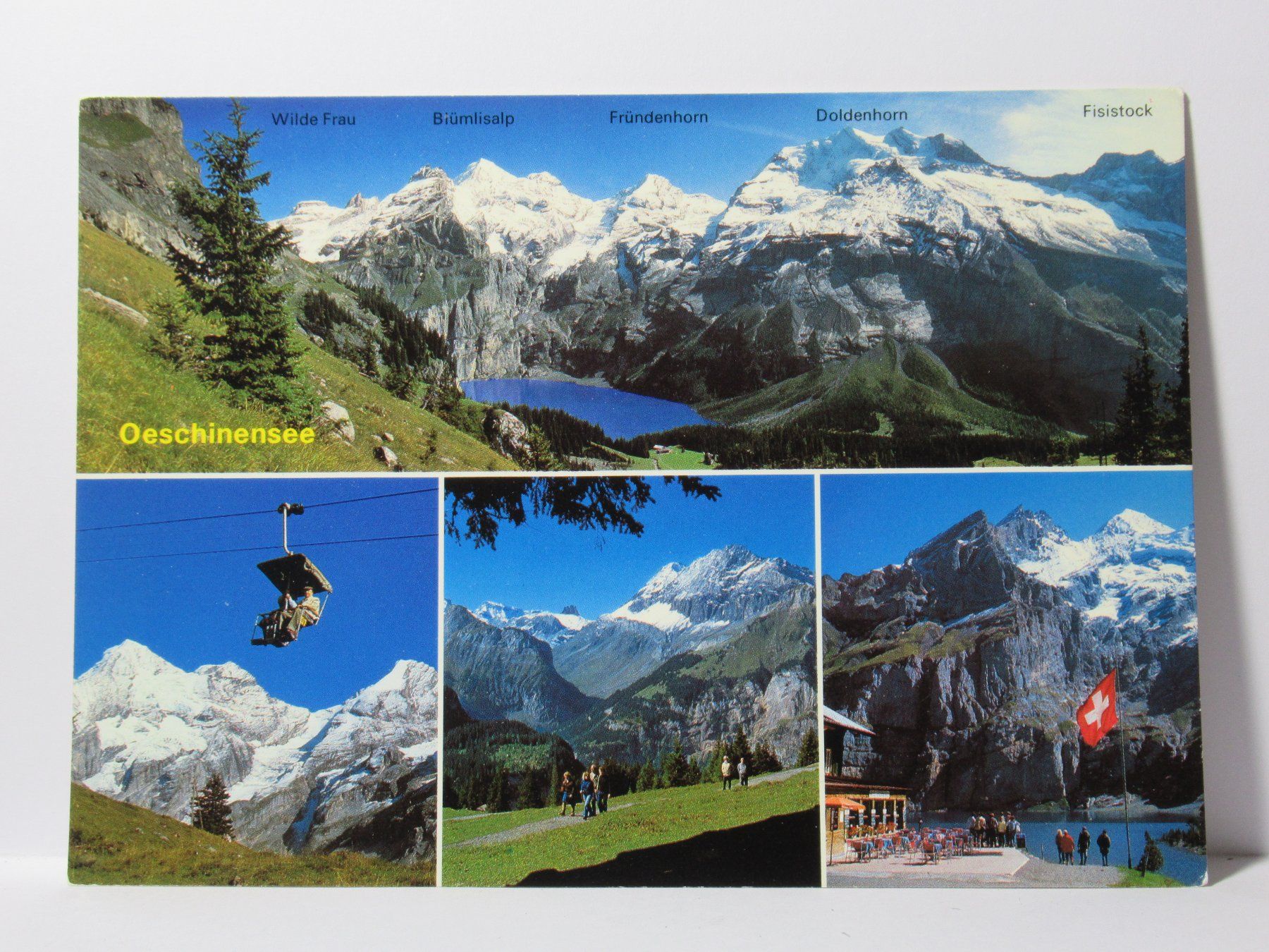 Ansichtskarten: Oeschinensee , Sesselbahn – Neu (gemäss Beschreibung) aus Grenchen von Bluemchen1900 1